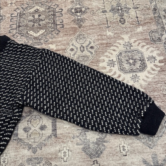 Vintage ll bean Men's dark gray and White Sweater made in Norway wool blend - Picture 5 of 6